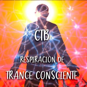 Hombre en Trance consciente realizando ejercicios de respiración